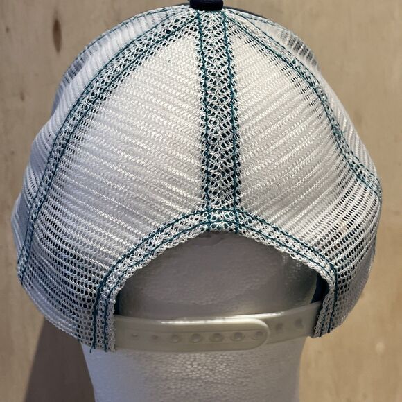 Vintage Nike Team Seattle Mariners Snapback Baseball Hat Cap Blue Teal trucker - Picture 3 of 7